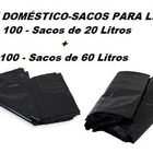 Kit Doméstico Sacos Para Lixo 20 E 60 Litros