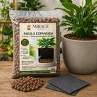 Kit Drenagem Argila Expandida 6L e 2 Mantas 30x30cm Cinexpan