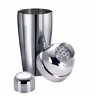 Kit Drink Barman Coqueteleira E Marcador De Copos Color Citru