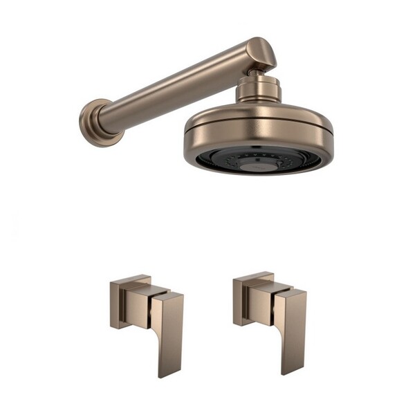 Kit Ducha Acqua Plus E 02 Acabamentos Unic Corten Matte Deca