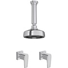 Kit Ducha Acqua Plus Teto E 2 Acabamentos Level Cromado Deca