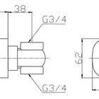 Kit Ducha Chuveiro 20x20 De Parede Preto + Acabam Registro