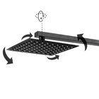 Kit Ducha Chuveiro Quadrada 20x20cm Com Manopla Monocomando +