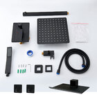 Kit Ducha Chuveiro Quadrada 20x20cm Com Manopla Monocomando +