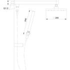 Kit Ducha Desviador 20x20 Black Matte Preto Acab Monocomando