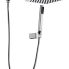 Kit Ducha Desviador 20x20 De Parede Cromado+acabam Registro