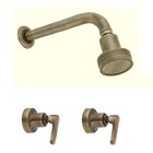 Kit Ducha E 2 Acabamentos Tunis Clássica Latão Bruto Fani