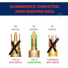 Kit Ducha Higienica Lavatorio +3 Acabamentos C40 Registro