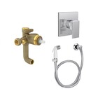 Kit Ducha Higiênica Monocomando Unic Cromado E Base Deca