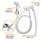 Kit Ducha Higiênica para Ligação na Caixa Acoplada C39-CR