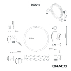 Kit Ducha Higiênica Quente E Fria Dourado