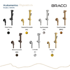 Kit Ducha Higiênica Quente E Fria Dourado