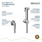 Kit Ducha Higiênica Quente/fria Cromado