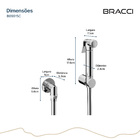 Kit Ducha Higiênica Quente/fria Cromado