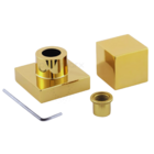 Kit Ducha Slim 20x20 Gás Solar De Parede + Acabamento para Re