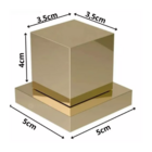 Kit Ducha Slim 20x20 Gás Solar De Parede + Acabamento para Re