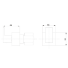 Kit Ducha Slim De Parede + Acabamento Registro Black Matte