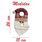 Kit Dupla De Enfeites De Porta Decoração Natal Feltro Pendente