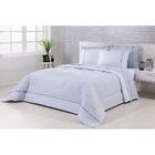 Kit Edredom 150 Fios 3pçscinza Branco