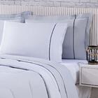 Kit Edredom 150 Fios 3pçscinza Branco