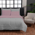 Kit Edredom 200 Fios Italiano 100% Algodão 6 Peças Dupla Face