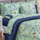 Kit Edredom 200 Fios King 03 Peças Flower