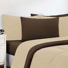 Kit Edredom 2 Peças Solteiro Palha Tabaco