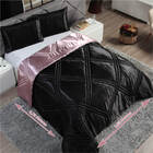 Kit Edredom 3 Peças Roma King 300 Fios Cetim charmouse 2,75 x