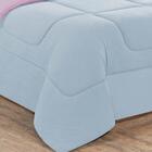 Kit Edredom 3pçsqueen Azul Bebê Rosa Bebê