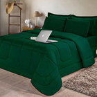 Kit Edredom 6 Pçs Aconchego Casal Queen Casa Dona Dupla Face