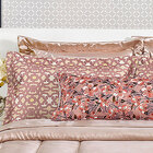 Kit Edredom 7 Peças Casal King Nude Cetim Charmouse