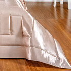 Kit Edredom 7 Peças Casal King Nude Cetim Charmouse