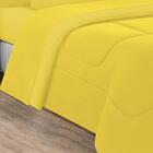 Kit Edredom + Jogo De Lençol 7pçs Casal Amarelo Amarelo