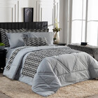 Kit Edredom C/ Lençol Liso Áquila Dupla Face Casal Padrão 05