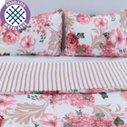 Kit Edredom Casal Com Lençol Jogo De Cama 4 Peças Dupla Face