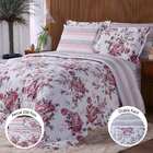 Kit Edredom Casal Queen 200 Fios Estampado 3 Peças Celine Per