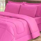 Kit Edredom Confort Casa Dona Dupla Face Casal Queen 6 Pçs Co
