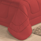 Kit Edredom Confort Casa Dona Dupla Face Solteiro 4 Pçs com L