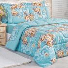 Kit Edredom Diamond Queen Dupla Face Micro Percal 200 Fios 3