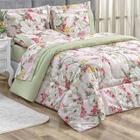 Kit Edredom Diamond Queen Dupla Face Micro Percal 200 Fios 3