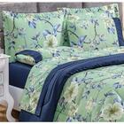 Kit Edredom Estampado 200 Fios Naturale Casal 03pçs Flower
