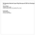 Kit Edredom Estampado 200 Fios Naturale King 03pçs Flamingo