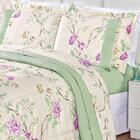 Kit Edredom Estampado 200 Fios Naturale Queen 03pçs Belle