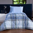 Kit Edredom Estampado Turin Dupla Face Solteiro 02 Peças - Pe