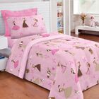 Kit Edredom Infantil Sofie Marrie E Fifi + Jogo De Lençol 5 P