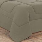 Kit Edredom Jogo De Lençol Malha 6 Peças Casal Avelã/avelã