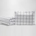 Kit Edredom King 3 Peças Percal Algodão 180 Fios Atual Quadri