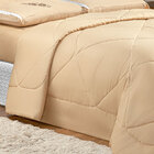 Kit Edredom King Dupla Face Avelã 6 Peças Com Detalhes Bordad