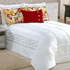 Kit Edredom King Matelado Liso Palha 6 Peças Com Almofada