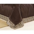 Kit Edredom King Savana Microfibra 180 Fios 4 Peças Tabaco -